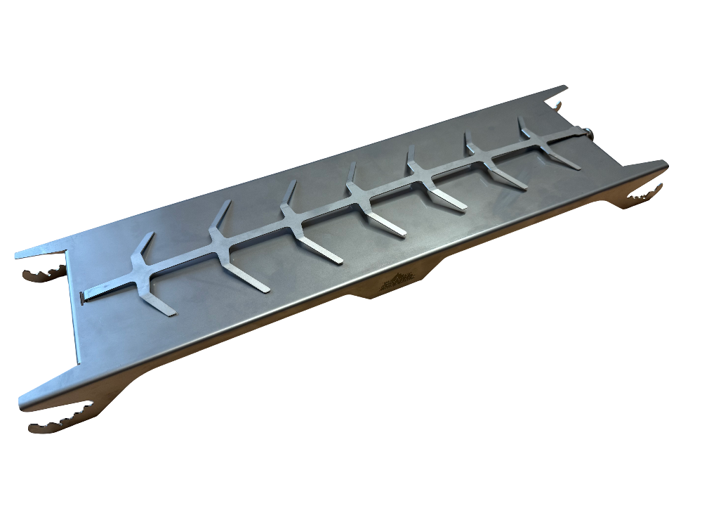 Flammlachshalter Edelstahl mit Wendegriff