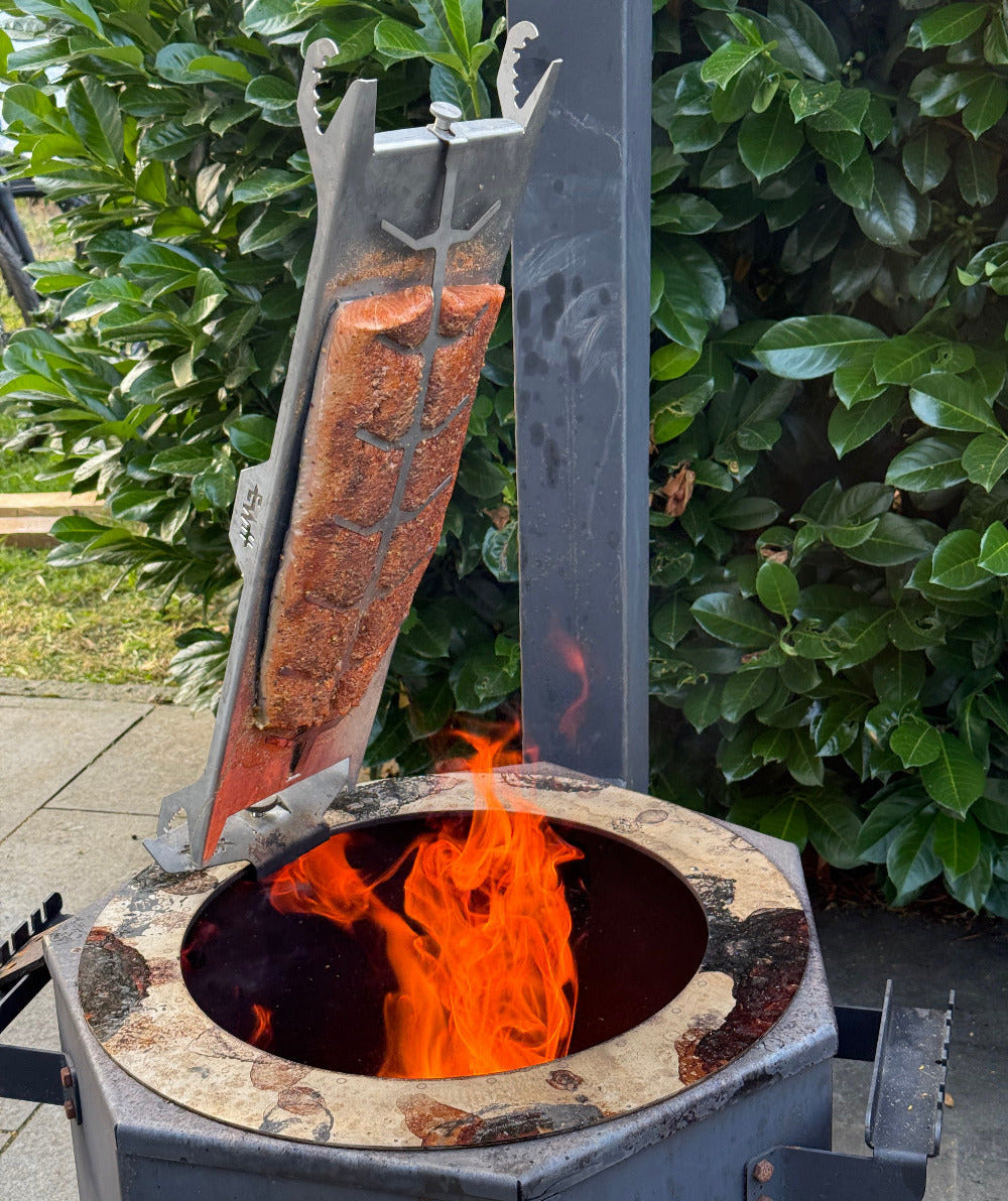 Adapter Flammlachshalter Edelstahl