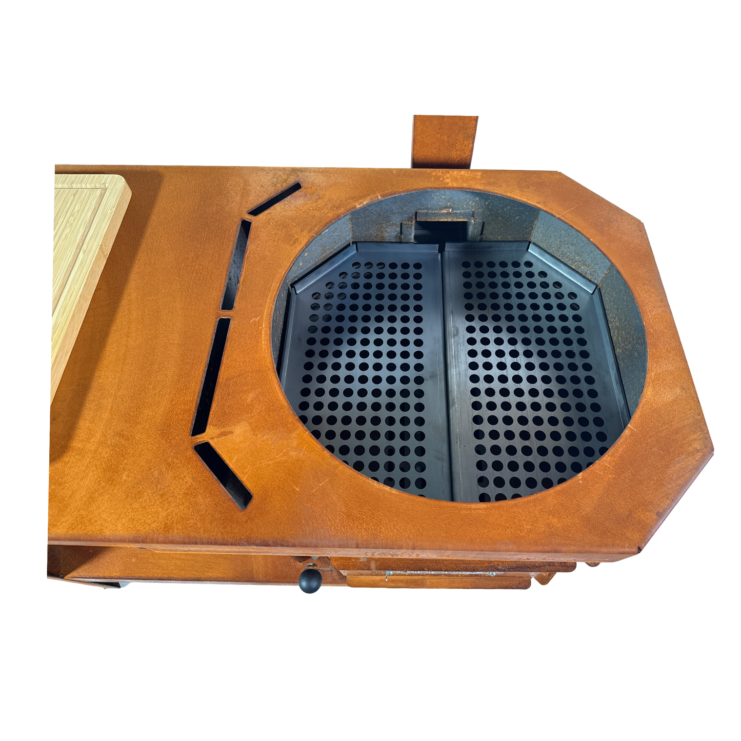 Grillrost und Holzkohleeinsätze f. Kochstelle "Emil" XL