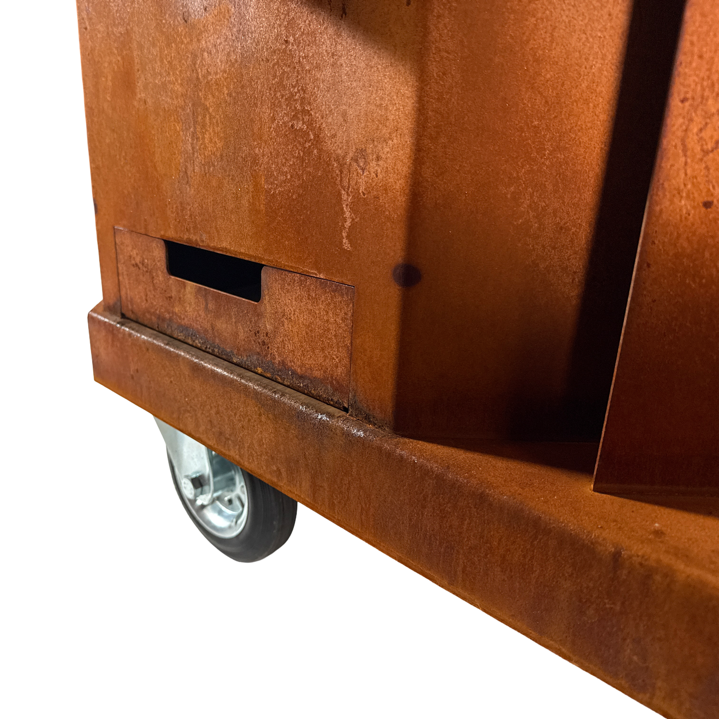 Kochstelle "Emil" XL - Utschak / Grillwagen aus wetterfestem Cortenstahl