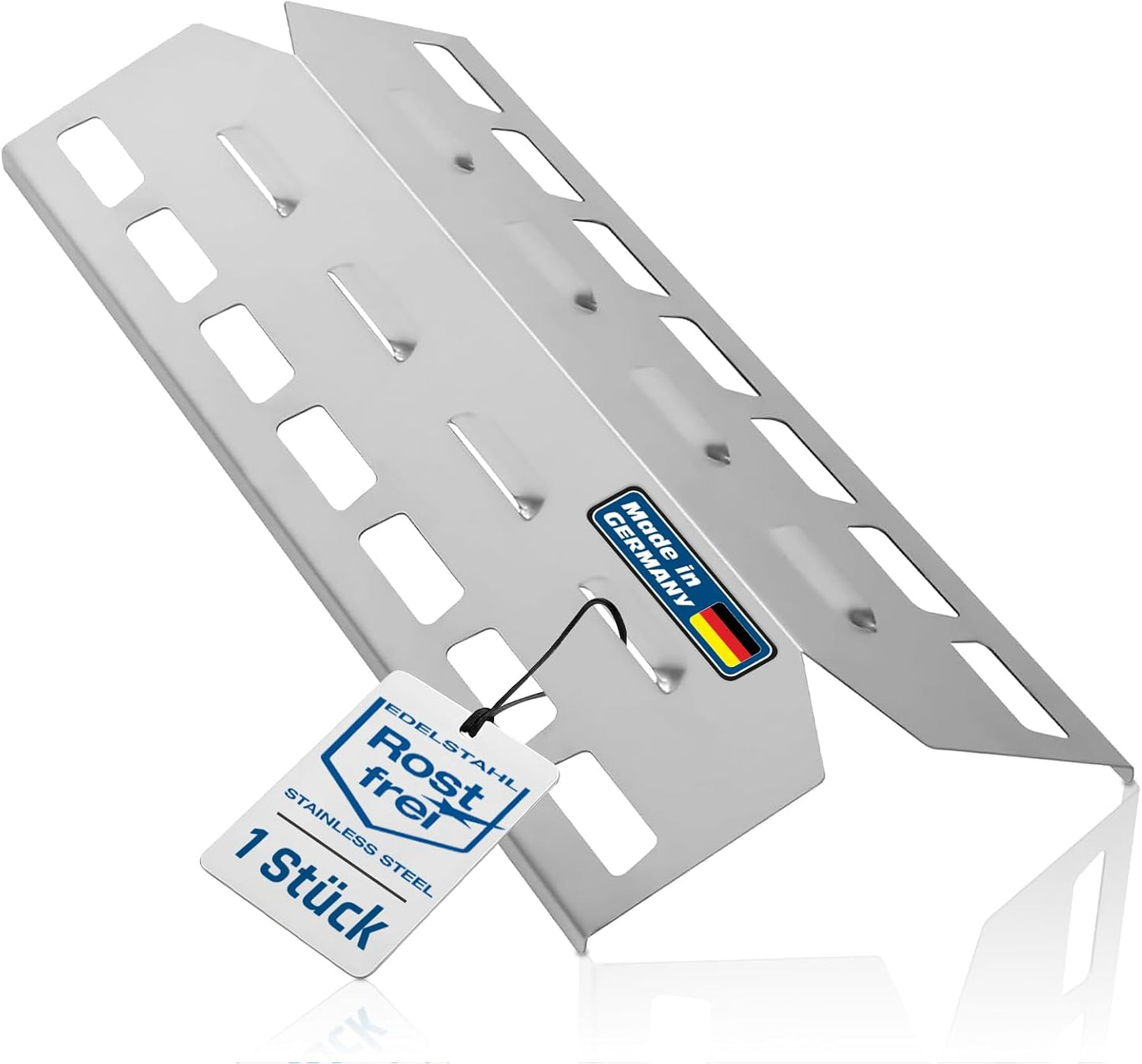 Edelstahl Brennerabdeckung Landmann Cool Black 4.1 MaxX ( Aldi Modell ) 35,6 x 13,7 x 2,5 cm