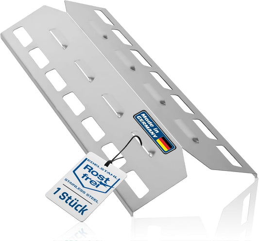 Edelstahl Brennerabdeckung Landmann Cool Black 4.1 MaxX ( Aldi Modell ) 35,6 x 13,7 x 2,5 cm