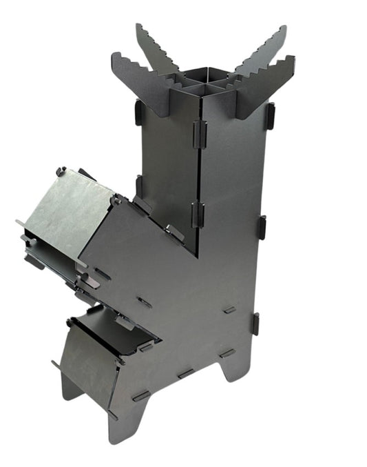 Bausatz Raketenofen aus massivem 3 mm Stahl